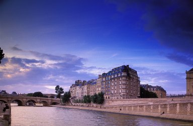 Paris: Topographic View of the Seine