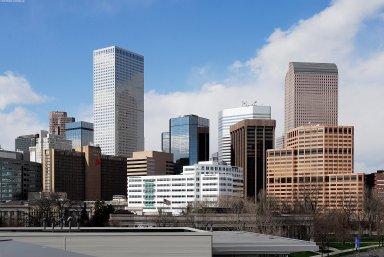 Denver Skyline: Topographic Views
