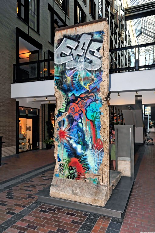 Berlin Wall Fragment with Graffiti