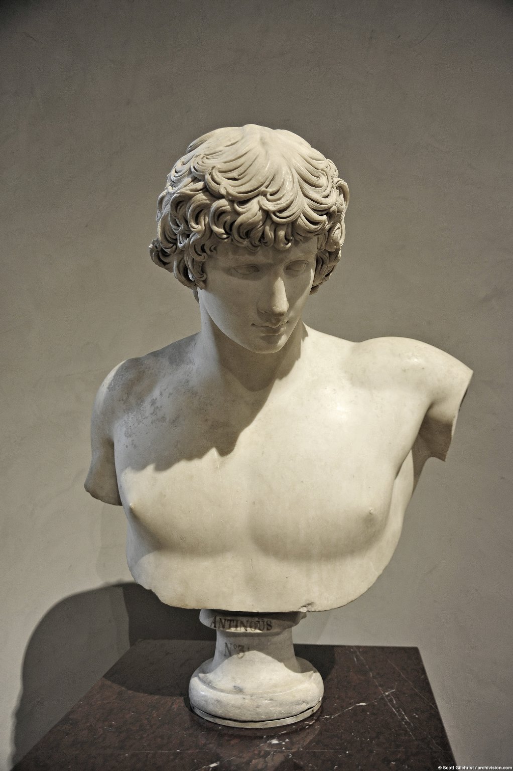 Bust of Antinous, called 'Antinous Ecouen'