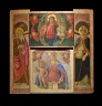 Madonna and Child with Two Seraphim, Christ Blessing with Cherubim and Seraphim, Saints Andrew and Denis