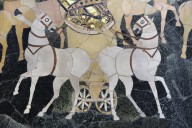 Chariot and Four Horsemen (opus sectile)