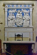 Madonna Enthroned with Angels and Saints