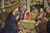 Sassetti Chapel Altarpiece, Adoration of the Shepherds