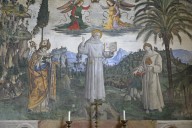 Bufalini Chapel: Transfiguration of Saint Bernardino of Siena