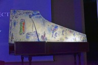 Harpsichord Painted with Isaac and Rebecca at the Well