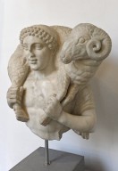 Fragmentary Statue of Hermes with a Ram