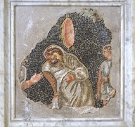 Mosaic Fragment of Comic Actor