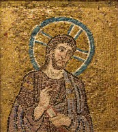 Christ (Entry into Jerusalem) [mosaic fragment]
