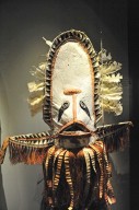 Barkcloth Dance Mask from Gulf Province, Papua New Guinea