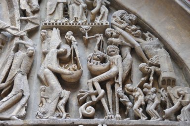 West Tympanum of Saint-Lazare, Autun Cathedral [plaster cast], West Tympanum of Saint-Lazare, Autun Cathedral [plaster cast]
