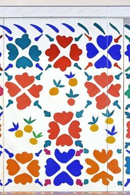 Flowers and Fruit [study for a tile mural]