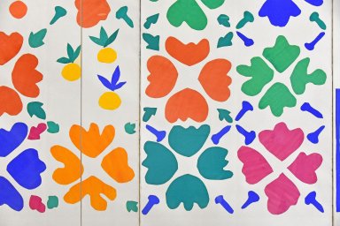 Flowers and Fruit [study for a tile mural]