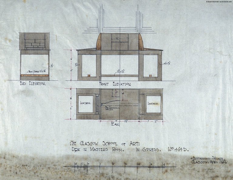 Howarth Collection: Mackintosh Furniture Drawings