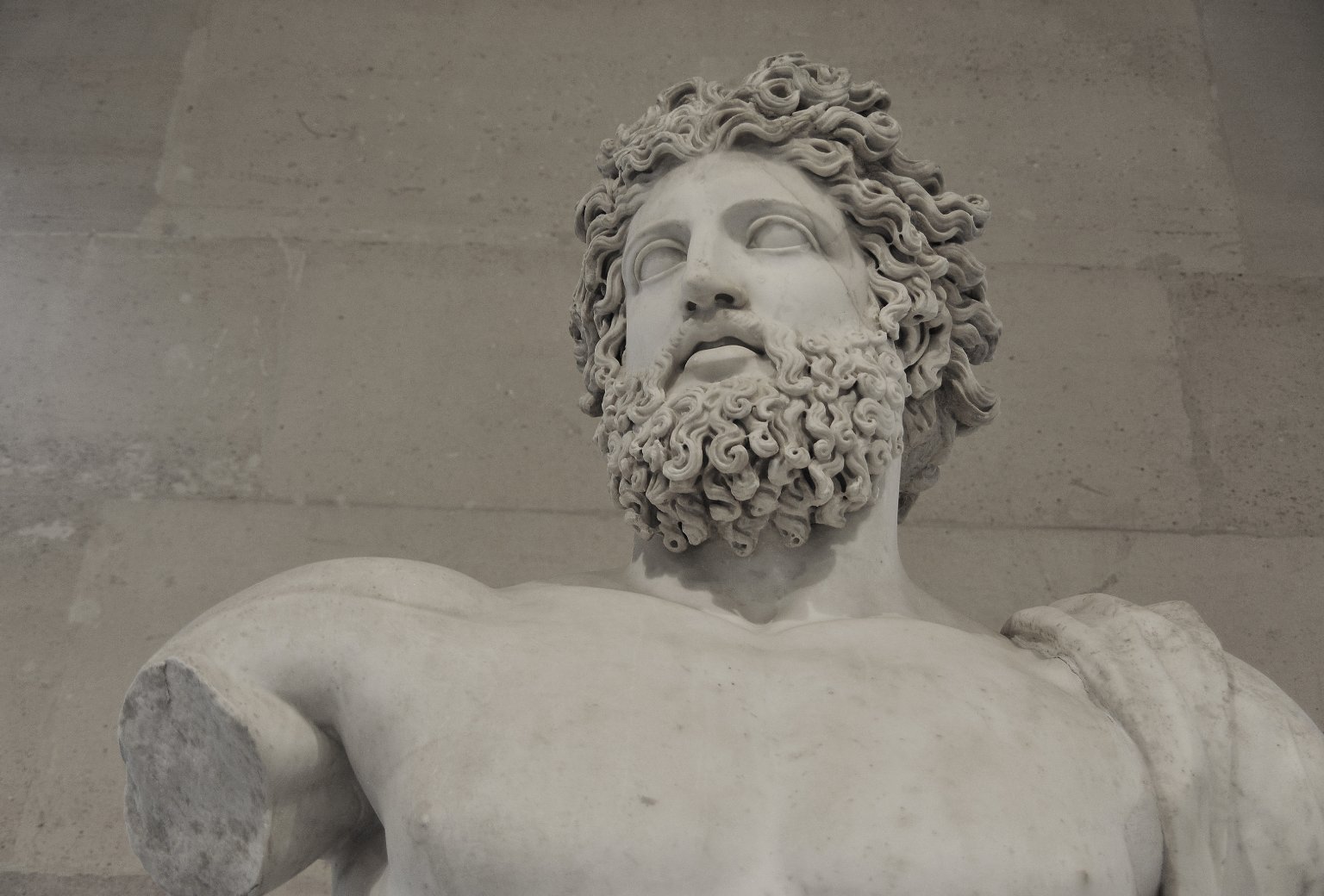 Bearded Divinity called 'Jupiter of Versailles'